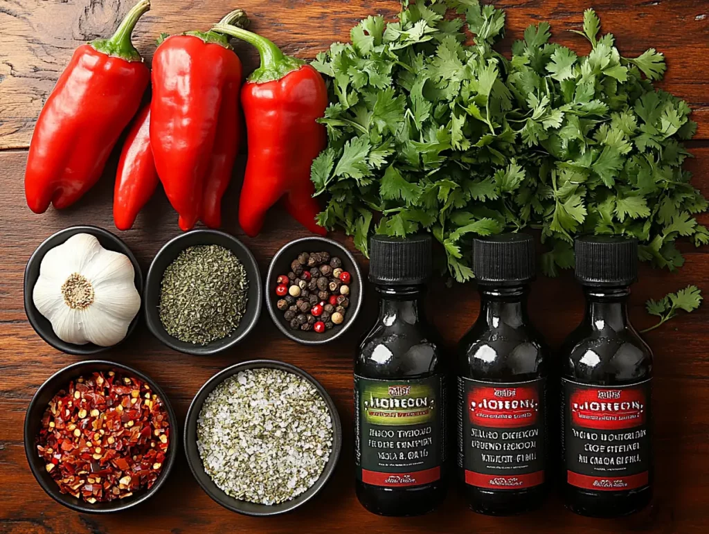 Mojo Picón de Salsa de Chimichurri y Salsa Worcestershire