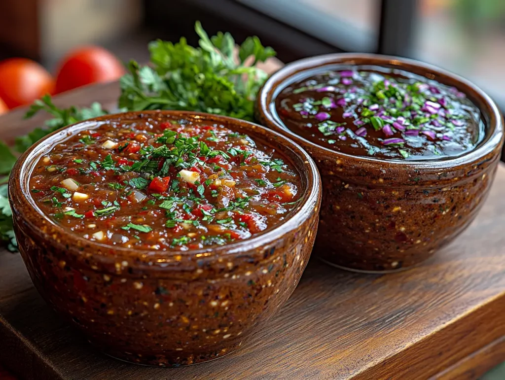 Mojo Picón de Salsa de Tamarindo y Salsa Teriyaki